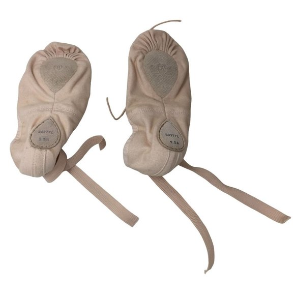 BLOCH Pump BL277L Pink Canvas Ballet Slipper 025A - Picture 2 of 6